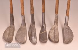 6x Various Alloy Mallet head putters featuring The XX Model central aiming line, Mills Ray Model (