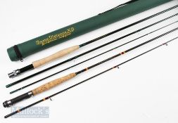 2x Carbon Fly Rods (2) – Sumo Distance XS 9ft 3 piece. Line 6/7#, appears unused, in mcb and Cordura