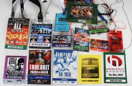 Quantity of Boxing Passes for Boxing Board - Access all areas and officials. Boxers participating