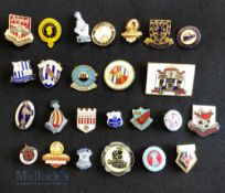 Collection of 25x English Premier and football league club enamel badges, 1970s to 2020s to
