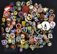 Collection of 100x football club enamel badges, mostly are non-league circa 1970s-2020s to include