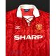 1992/94 Manchester United Home football shirt size large, in red, Umbro, short sleeve, with league - Image 2 of 2