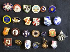 Collection of 25x English Premier and football league club enamel badges, 1970s to 2020s to