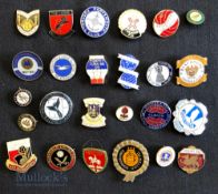 Collection of 25x English Premier and football league club enamel badges, 1970s to 2020s to