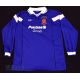 c2000 Bangor City FC Home football shirt size XL, in blue and white, Teejac, long sleeve - Image 1 of 2