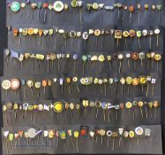 Large Collection of European football club Enamel Pin badges c1960s onwards to include National team