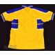 1999/01 Barry Town United Home football shirt size L, in yellow and blue, Errea, short sleeve - Image 2 of 3