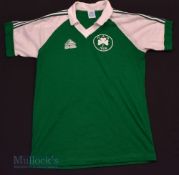 Retro 1980s/90s Panathinaikos Home football shirt ‘size No6’ to label, El SIL, green and white,