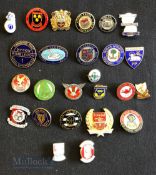 Collection of 25x English Premier and football league club enamel badges, 1970s to 2020s to