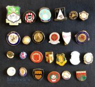 Collection of 25x English Premier and football league club enamel badges, 1970s to 2020s to
