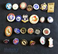 Collection of 25x English Premier and football league club enamel badges, 1970s to 2020s to