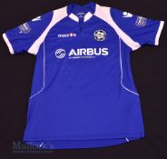 Airbus UK Home football shirt size large, in blue, short sleeve, with 23 to the reverse, Macron,