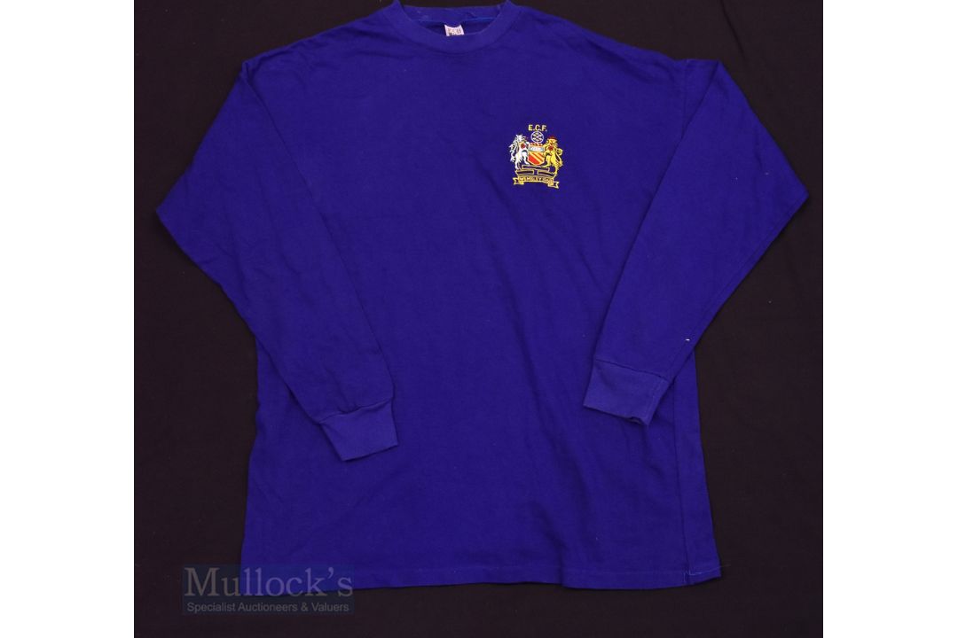 Manchester United 1968 European Cup Final Retro Replica football shirt size XL, in blue, long