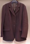 Fine Men's Foxley Hunting Jacket made in England, pure new wool, appears to measure 42