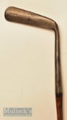 Condie 'Triumph' unusual long shallow round backed head putter with 6
