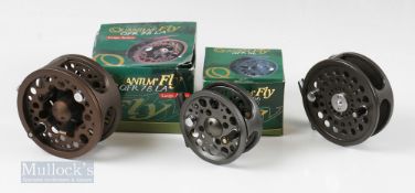 2x Quantum Fly Fishing Reels – QFR78 LA large arbor 4 ¾