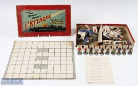 c1925 H P Gibson & Son L'Attaque the game of military tactics a rival to chess, A good early set