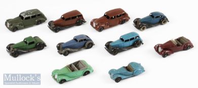 Assorted Dinky Meccano Diecast Toys to include a pre-war Dinky with white tyres a selection of 30 36