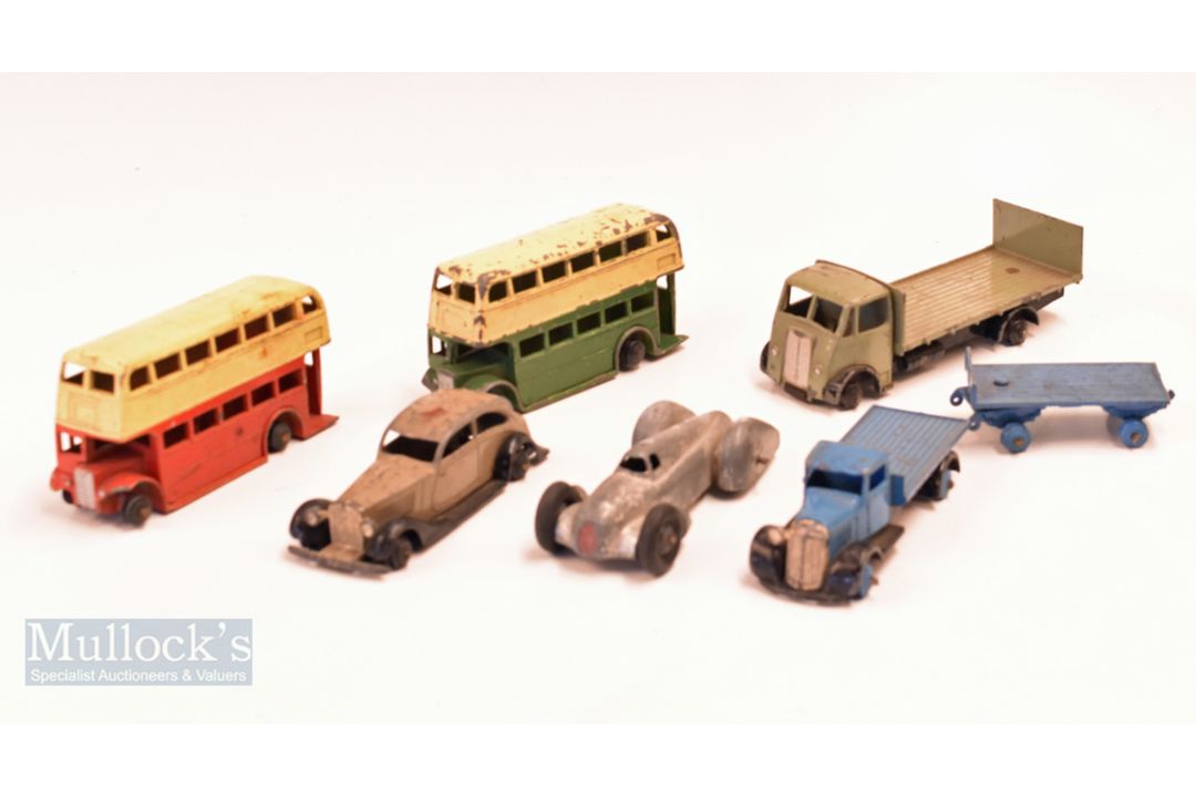 Selection of playworn Dinky Meccano toys to include Supertoy 513 Guy Motors flatbed lorry, Auto - Image 1 of 2