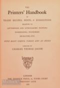 The Printers' Handbook by C T Jacobi, 1887 - 197 pages including an Index subtitled 