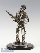 Leonardo Silver Dreams Collection Jimi Hendrix Figurine, Stands 13.5