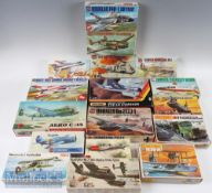 1960-70 Airfix Revell Matchbox Frog & KP Plastic Kits large collection all boxed unmade, appear