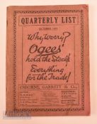 Osborne Garrett & Co, London, Birmingham, Glasgow & Manchester, 1931 a very extensive 272-page