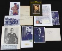 Military Autographs to include Leon Degrelle (1906-1994) signed cutting with 'Epic: The Story of the