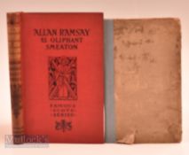 1820 'The Gentle Shepherd A Scots Pastoral Comedy in Five Acts' by Allan Ramsay Edinburgh; Printed