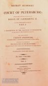 Russia - Secret Memoirs of The Court of Petersburg by Charles Masson 1800 subtitled 