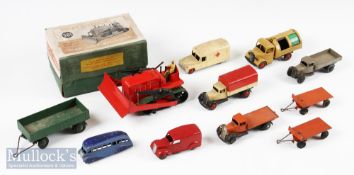 Dinky Meccano Diecast Toys incl' Commercial Vehicles, to include a box Blaw Knox Bulldozer (RED),