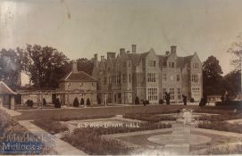 India & Punjab – Prince Duleep Singh's Old Buckenham Hall original vintage photographic postcard