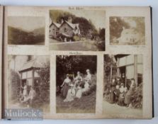 1890-1893 Large Victorian Photograph Album full of 150 plus images of North Wales, Garth Aaron,