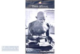 1990s Mahatma Gandhi Apple think different Large Poster size 160cm x 70cm approx.
