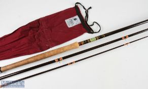 Webley & Scott 12ft 6in 'The Glen Fly' salmon fly rod 3pc 9# with MCB