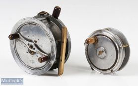 2x Interesting and early Alloy Salmon and Trout Fly Reels - unnamed 4.5