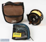 Abel USA No4 Wide Spool fly reel No.2718 3 7/8