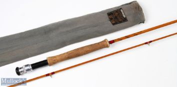 Hardy Alnwick The Perfection Palakona Split Cane Trout Fly Rod, 9' 2pc line 5#, agate lined butt/tip