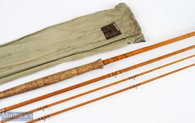 Hardy Bros The Hollolight Holokona split cane H28673 Salmon fly rod 12'6