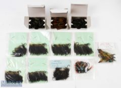 Quantity of Salmon Flies including: 2 doz Blue Charm (size 4), 2 doz Munro Killer (size 4), 2 doz