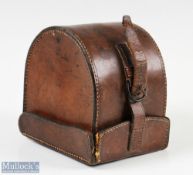 Hardy Bros Alnwick D Block leather reel case internal length 3 ¾