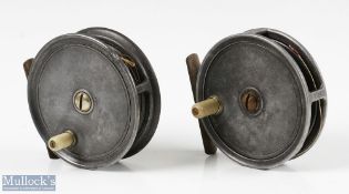 A Carter & Co Ltd London Alloy Fly Reel 3 3/8