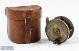Allcocks Plate Wind 5 pillar Brass Reel 2 ¼
