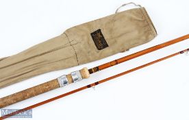 J S Sharpe Scottie Aberdeen The Carp Split Cane Carp Rod impregnated, 10' 2pc, 28