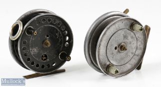 2x Alloy Centrepin Trotting Reels - interesting Presentation Reel 3.5