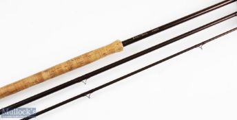 The River Keeper Carbon Salmon Fly Rod, built on a Harrison blank, 15' 3pc line 10/11# 26