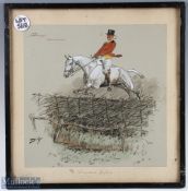 Fox Hunting Snaffles Signed Print Hand Coloured Charlie Johnson Payne, Snaffles Swagger but a