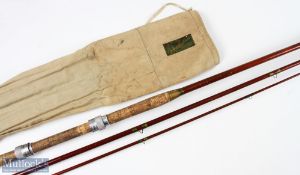 Ogden Smith Ltd London, The Nu Glass Avalon Salmon Fly Rod, serial No F1363, 12' 1