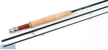 Alan Riddell Newton Abbot Renaissance Carbon Fly Rod 9' 3pc line 3/4/5#, very light use, cloth bag