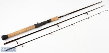 Sage GSP 370-3 Graphite 1113 Spinning Rod 7' made by Simpsons of Turnford, Herts, 2pc, 14 ¾